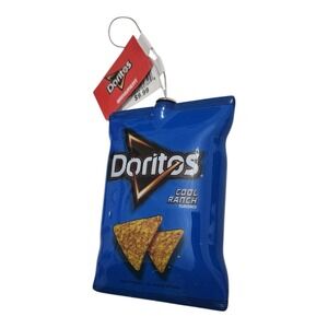 Doritos Cool Ranch Ornament Blue Snack Bag PepsiCo Ruz Holiday Decor NEW NWT